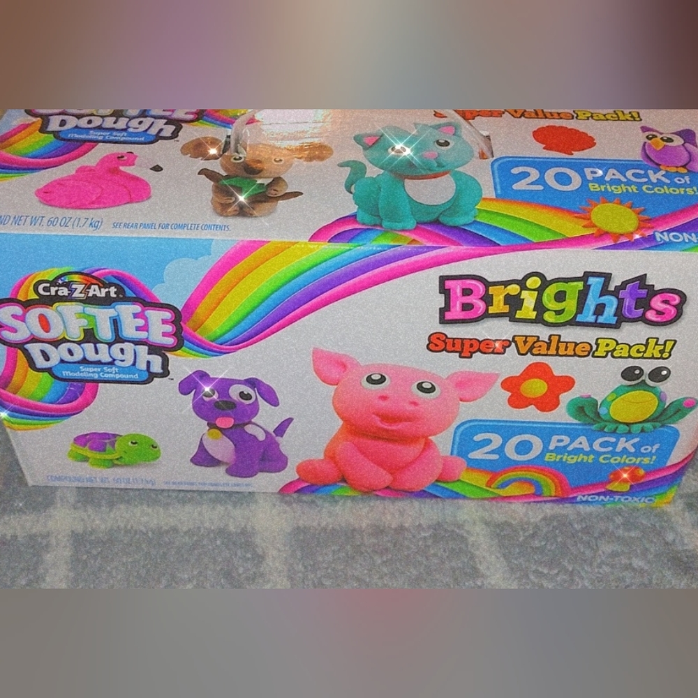 Cra-Z-Art Softee Dough carryable value pack (20 different colors)